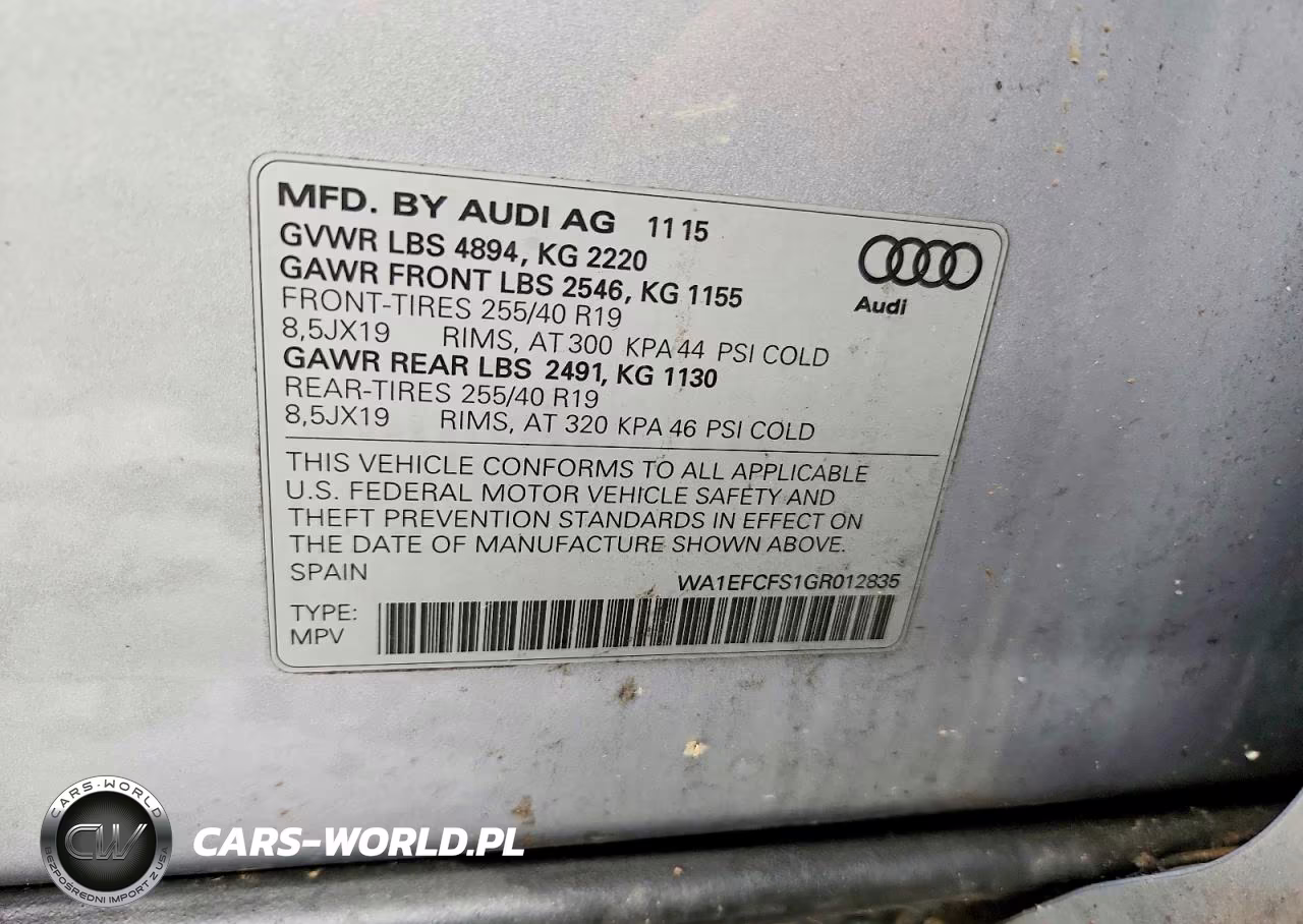 2016 Audi Q3 Premium Plus VIN:WA1EFCFS1GR012835 - 13