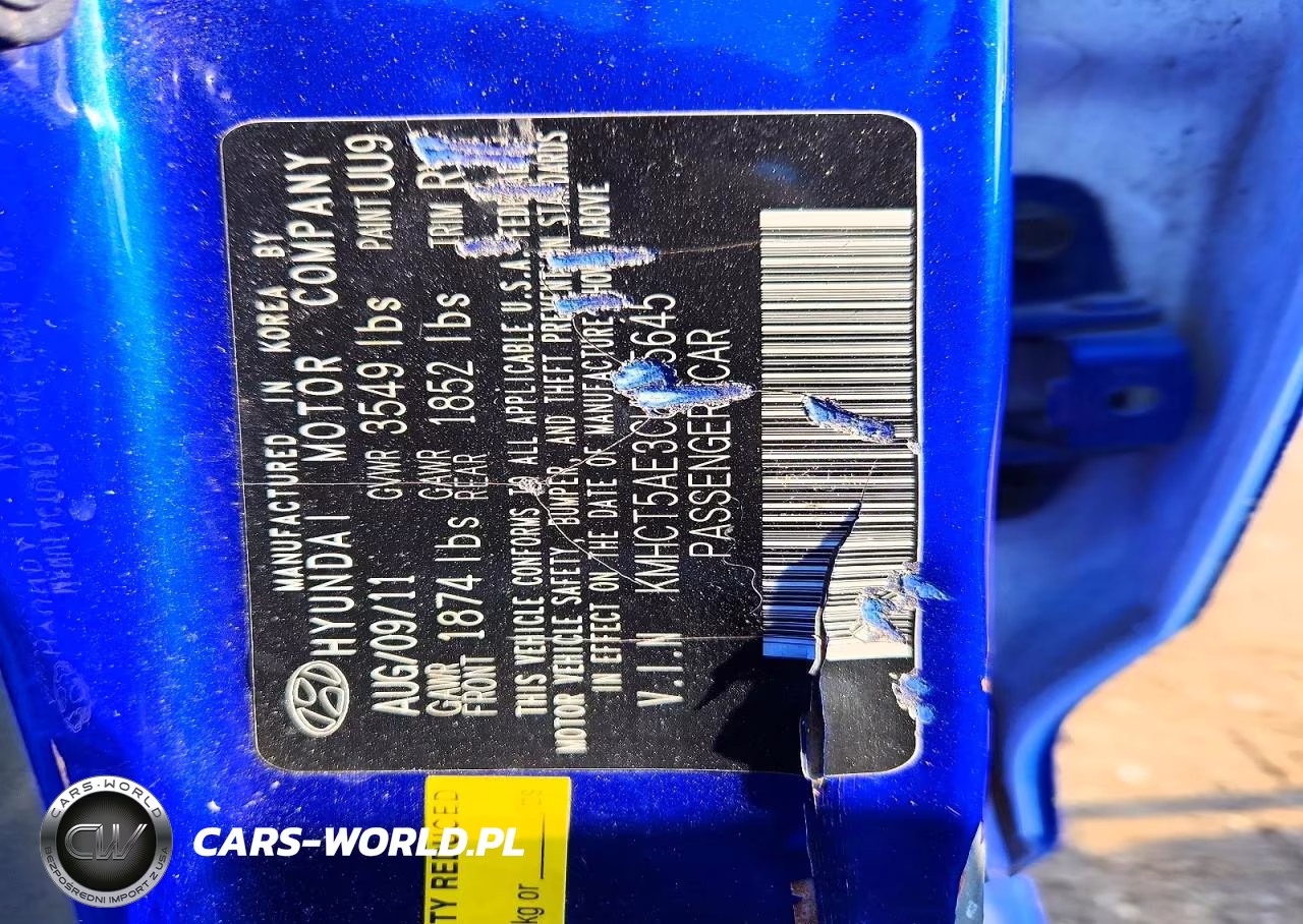 2012 Hyundai Accent Gs VIN:KMHCT5AE3CU015645 - 12