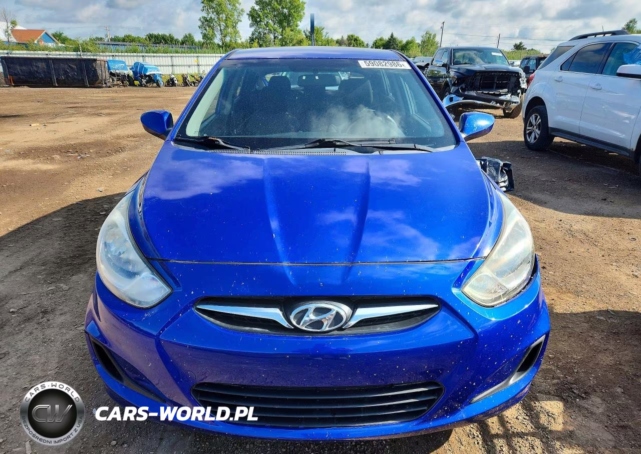 2012 Hyundai Accent Gs VIN:KMHCT5AE3CU015645 - 5