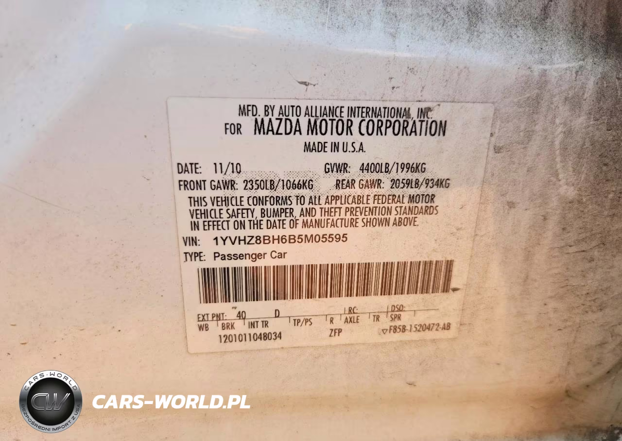 2011 Mazda 6 I VIN:1YVHZ8BH6B5M05595 - 13