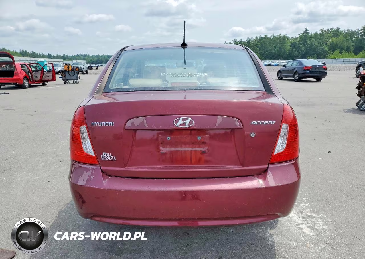 2008 Hyundai Accent Gls VIN:KMHCN46C68U259454 - 6