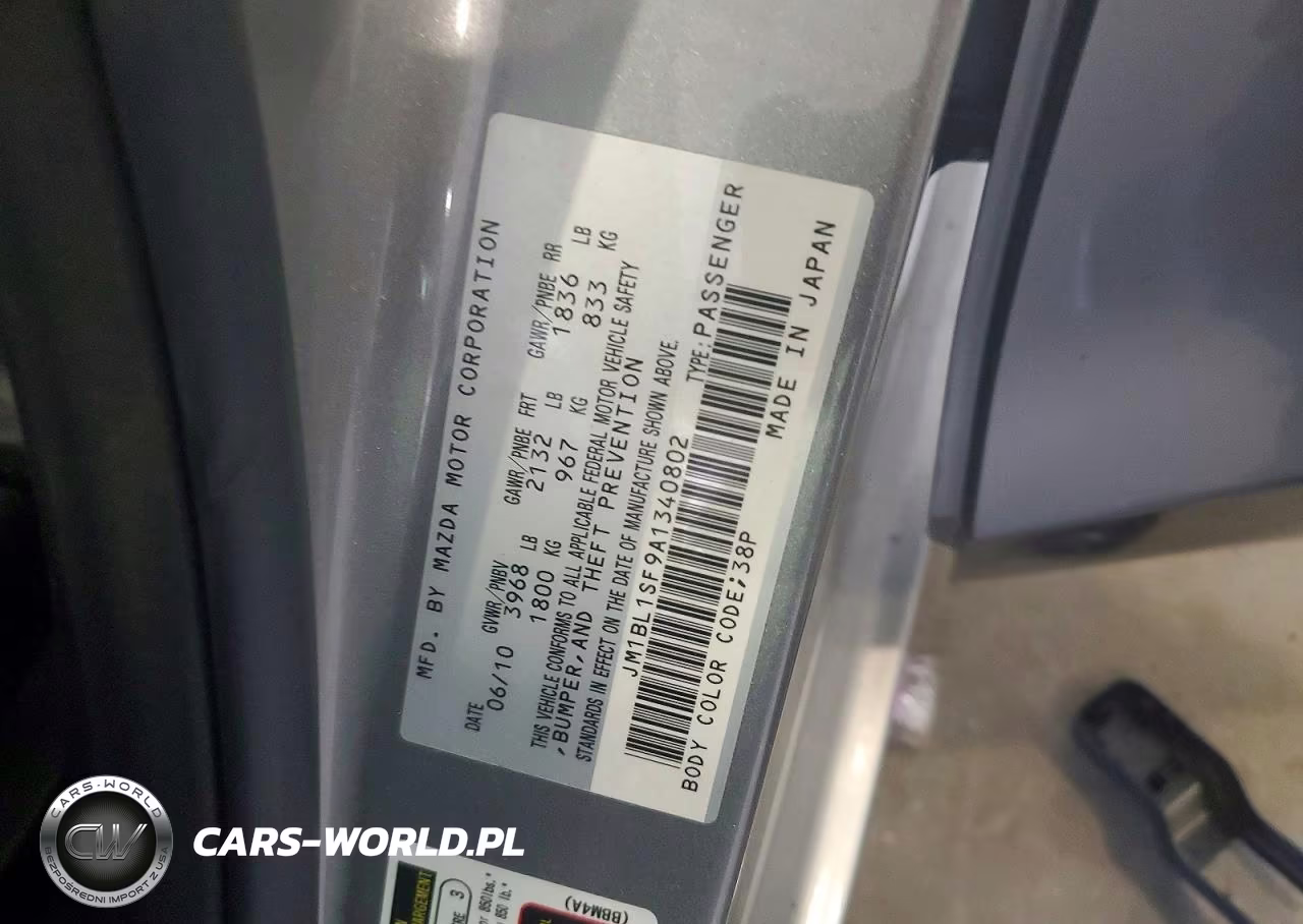 2010 Mazda 3 I VIN:JM1BL1SF9A1340802 - 12