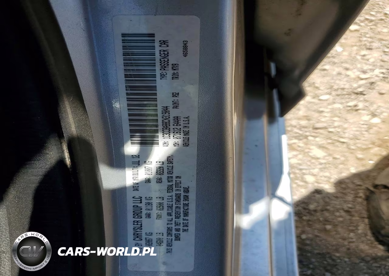 2012 Chrysler 200 Lx VIN:1C3CCBAB8CN319044 - 12