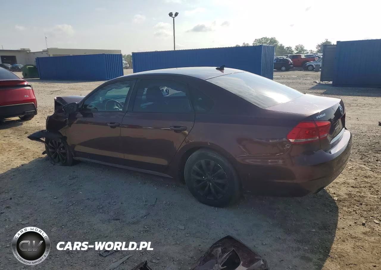 2014 Volkswagen Passat S VIN:1VWAT7A30EC081324 - 2