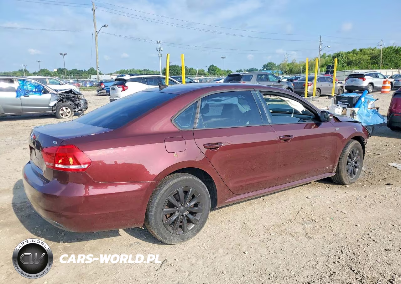 2014 Volkswagen Passat S VIN:1VWAT7A30EC081324 - 3