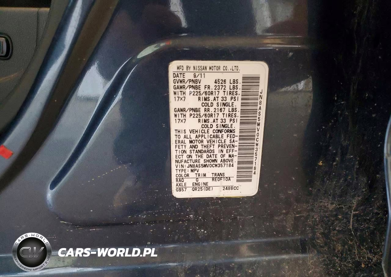 2012 Nissan Rogue S-Sv VIN:JN8AS5MV0CW357184 - 13