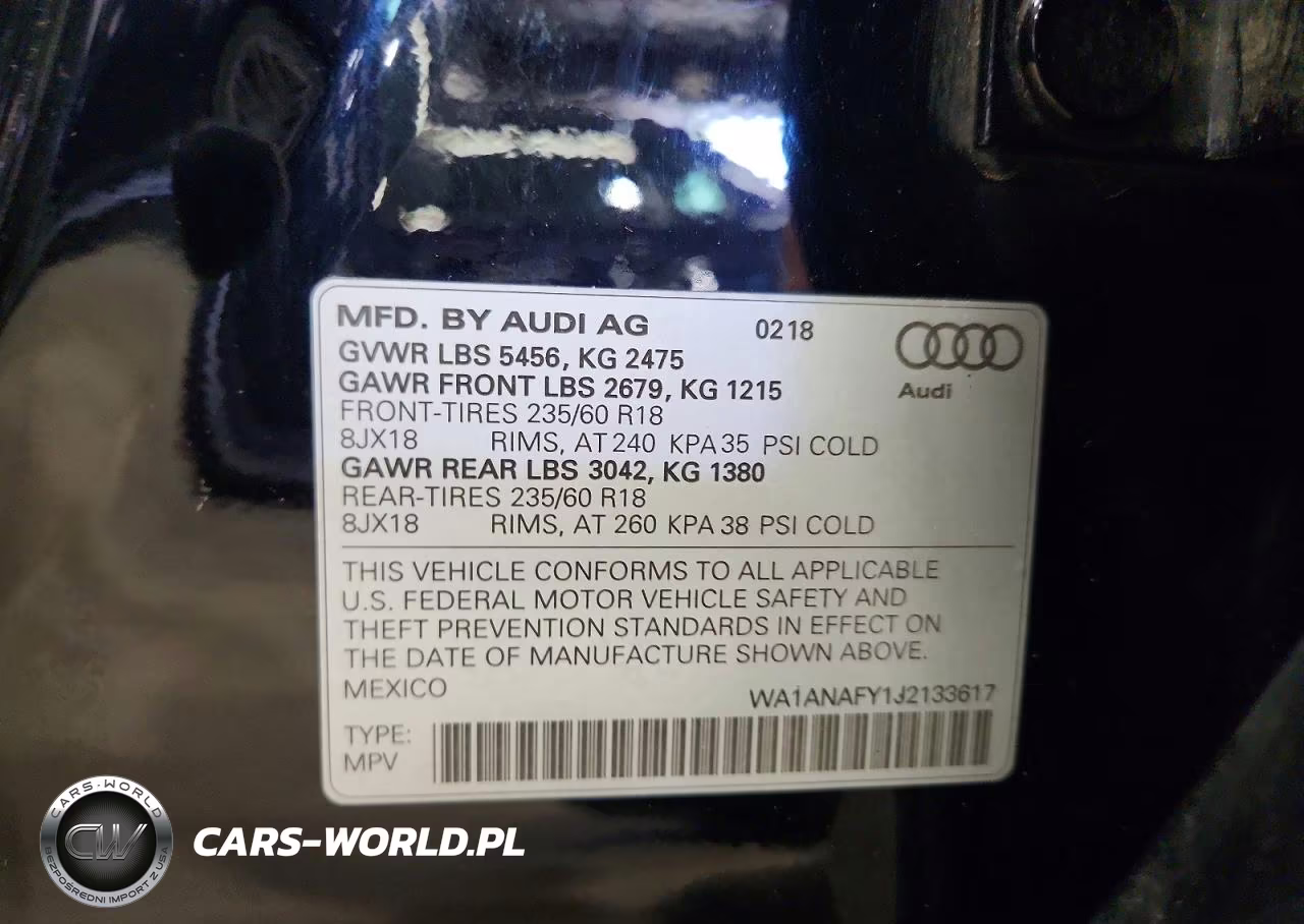 2018 Audi Q5 Premium VIN:WA1ANAFY1J2133617 - 13