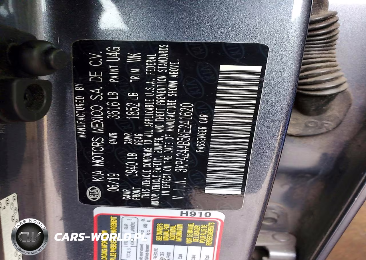 2019 Kia Rio S VIN:3KPA24AB5KE241620 - 12