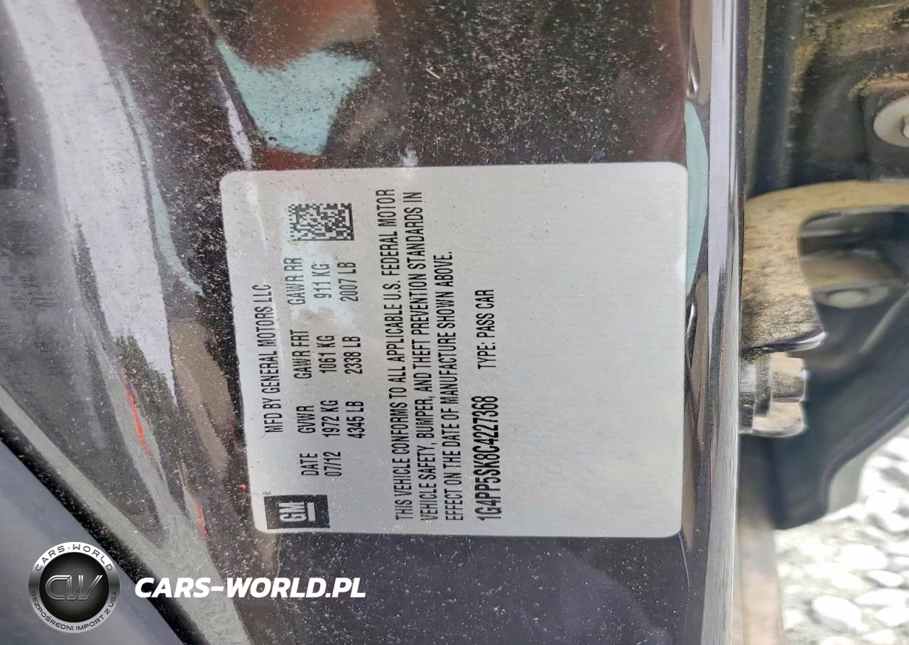 2012 Buick Verano VIN:1G4PP5SK8C4227368 - 12