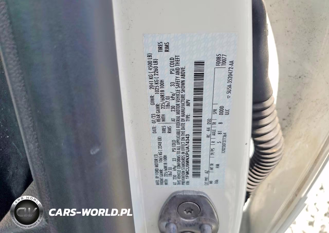 2023 Ford Escape St Line VIN:1FMCU9MNXPUA74343 - 14