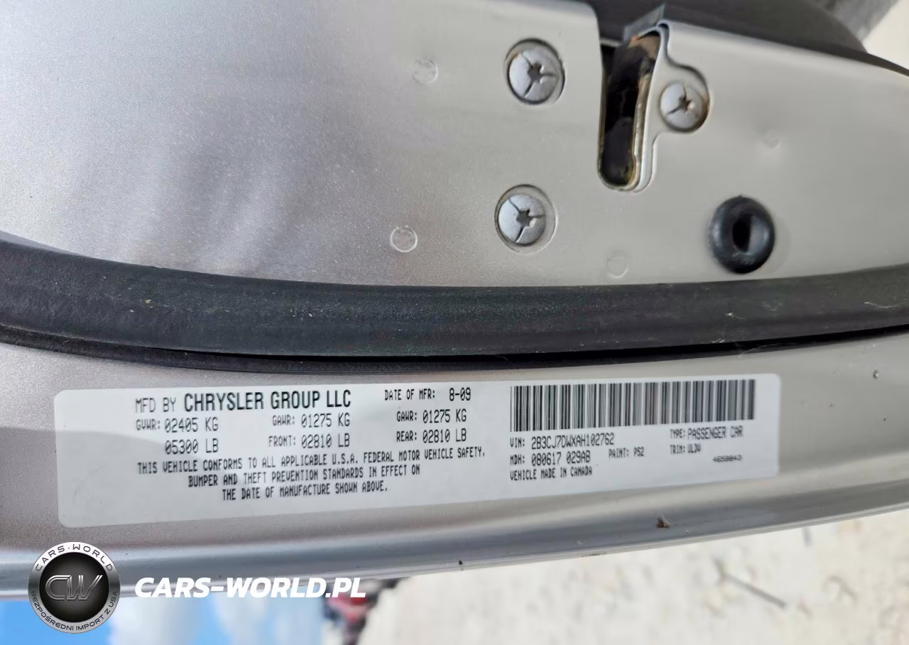 2010 Dodge Challenger Srt-8 VIN:2B3CJ7DWXAH102762 - 12
