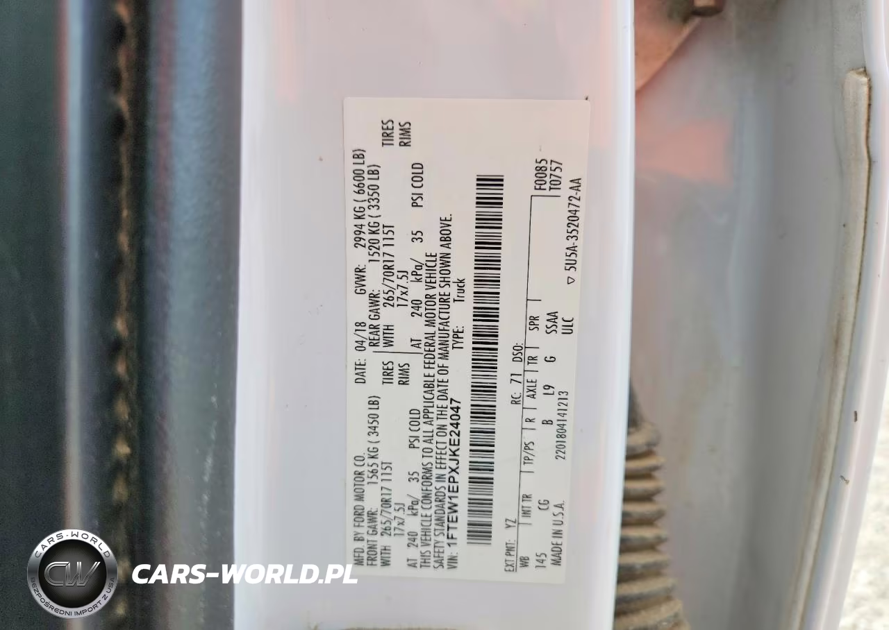 2018 Ford F150 Supercrew VIN:1FTEW1EPXJKE24047 - 12