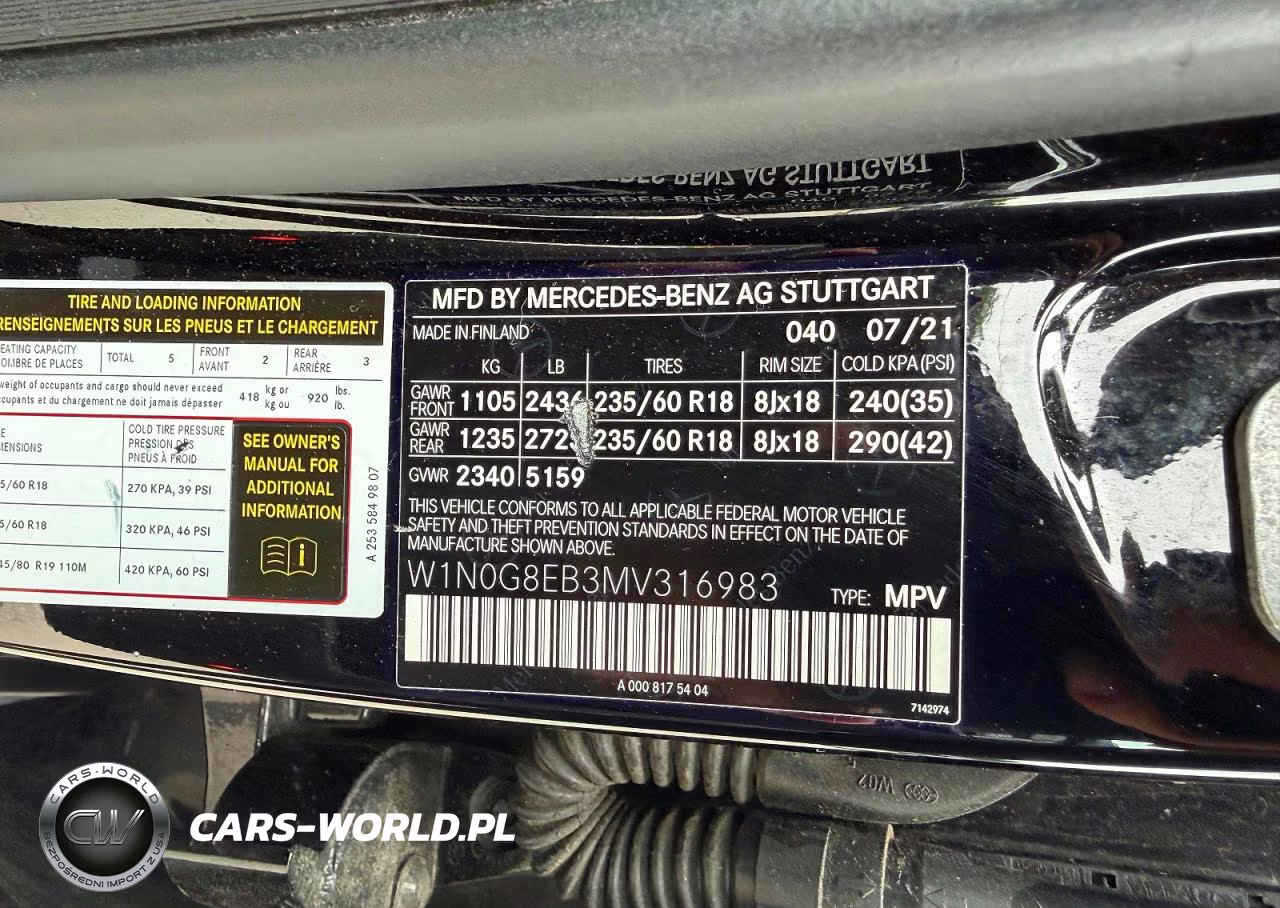 2021 Mercedes-Benz Glc 300 4Matic VIN:W1N0G8EB3MV316983 - 8