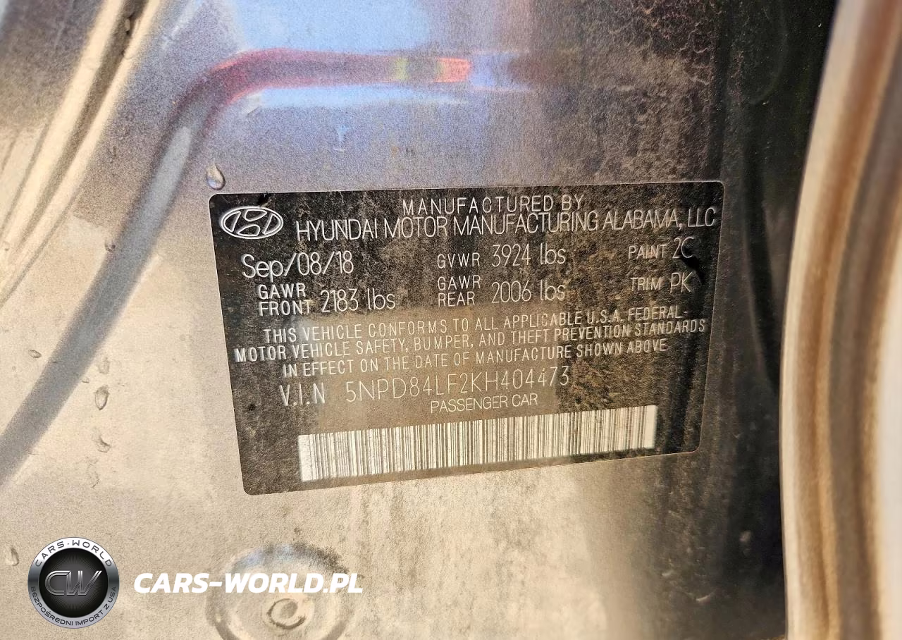 2019 Hyundai Elantra Sel VIN:5NPD84LF2KH404473 - 12