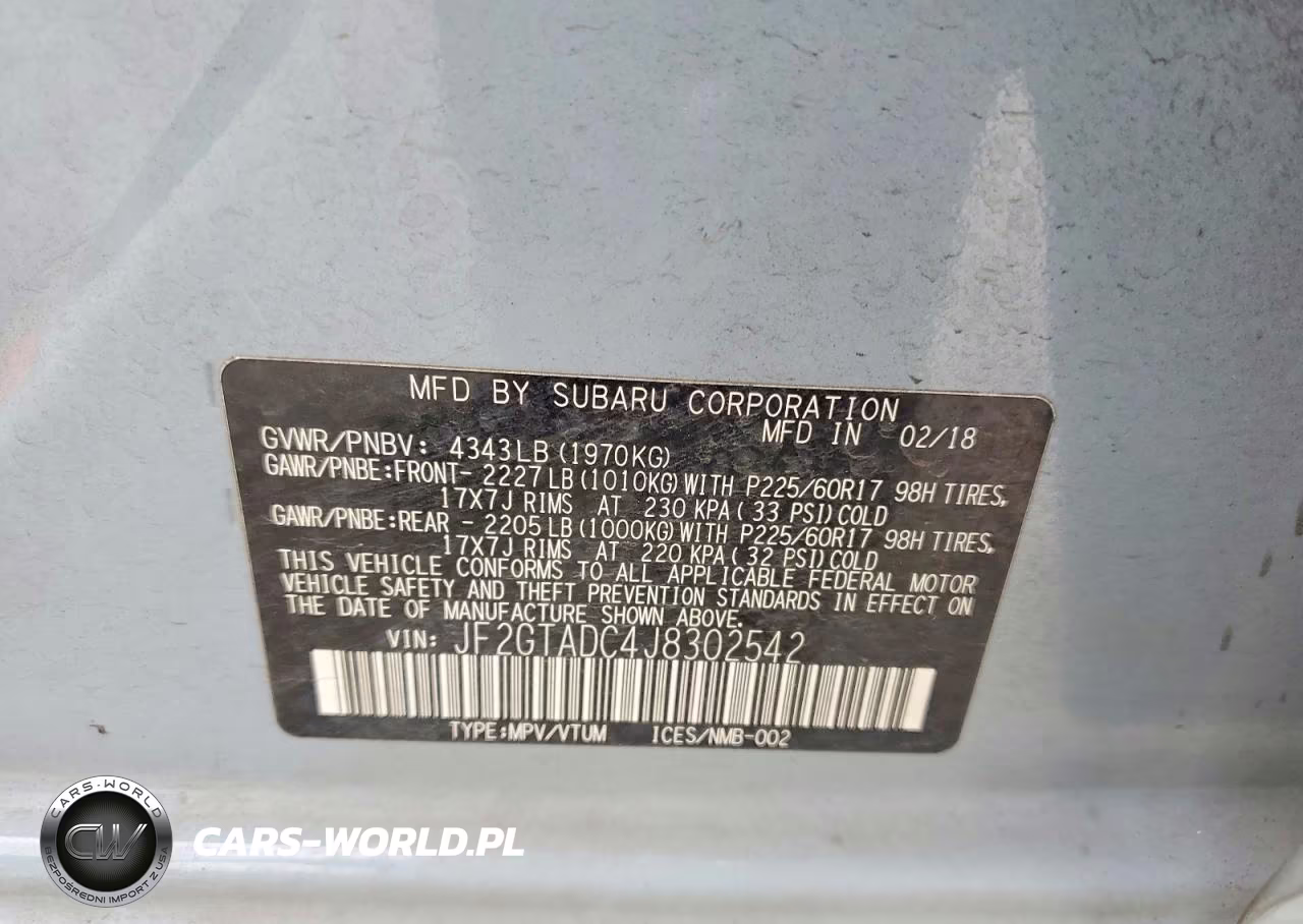 2018 Subaru Crosstrek Premium VIN:JF2GTADC4J8302542 - 13