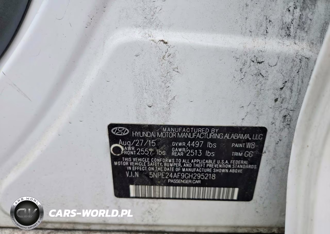 2016 Hyundai Sonata Se VIN:5NPE24AF9GH295218 - 12