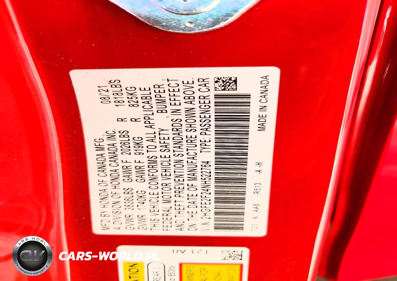 2022 Honda Civic Lx VIN:2HGFE2F24NH522764 - 13