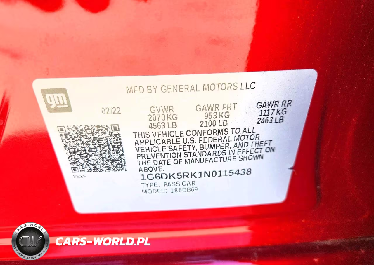 2022 Cadillac Ct4 Luxury VIN:1G6DK5RK1N0115438 - 12
