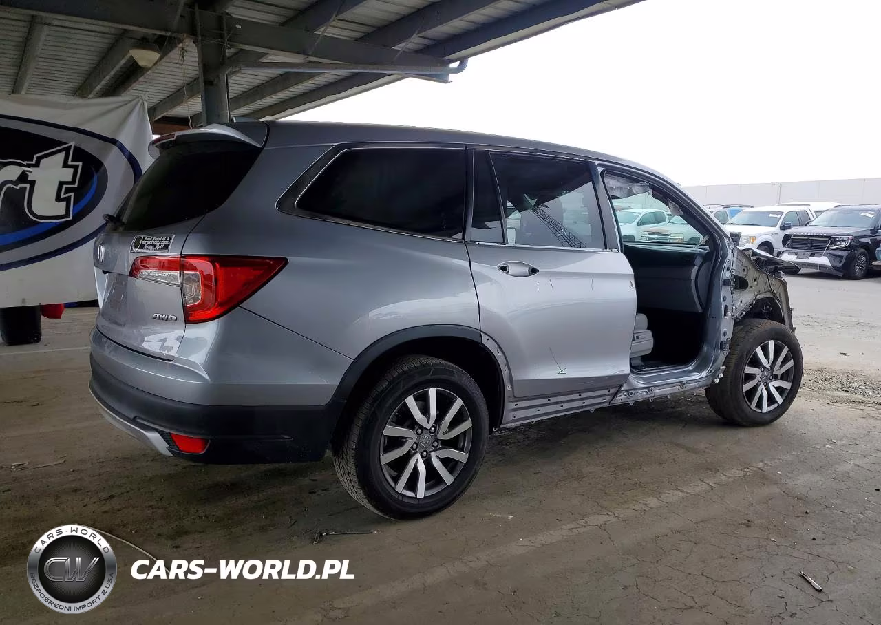 2020 Honda Pilot Exl VIN:5FNYF6H59LB062023 - 3