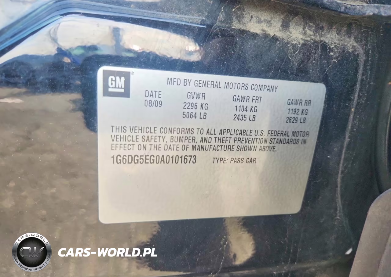 2010 Cadillac Cts Luxury Collection VIN:1G6DG5EG0A0101673 - 12