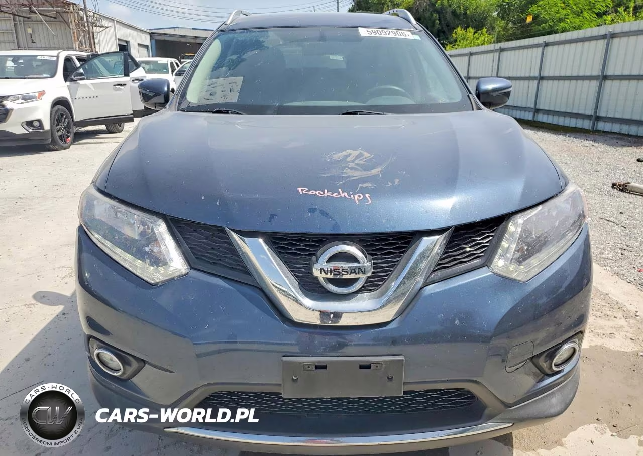 2016 Nissan Rogue Sv VIN:KNMAT2MT9GP667503 - 5