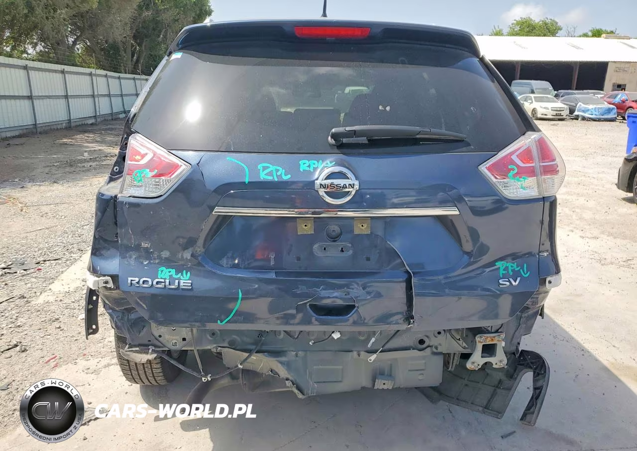 2016 Nissan Rogue Sv VIN:KNMAT2MT9GP667503 - 6