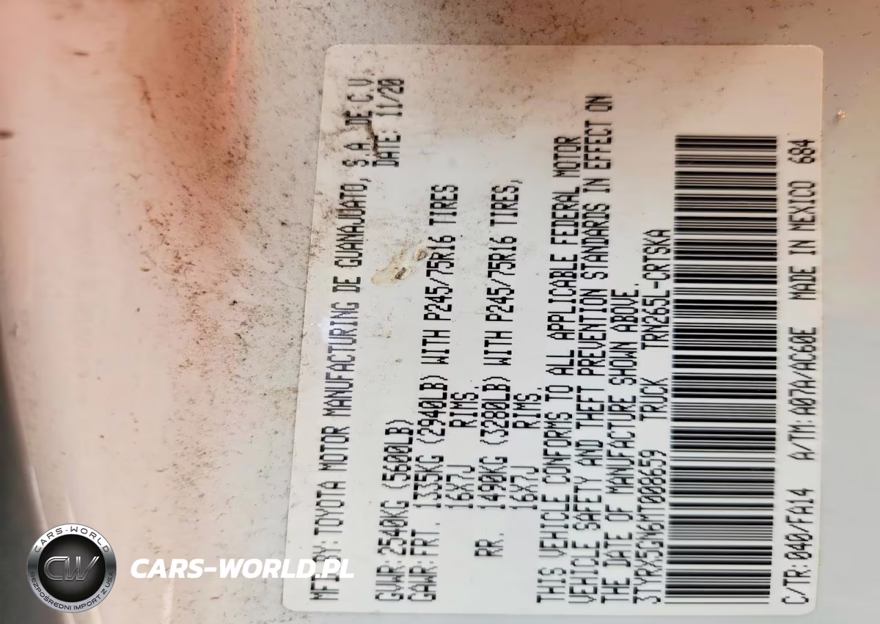 2021 Toyota Tacoma Sr VIN:3TYRX5GN6MT008659 - 12