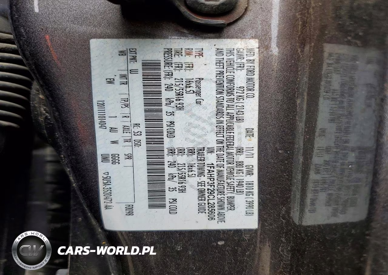 2012 Ford Focus Se VIN:1FAHP3F29CL285606 - 12