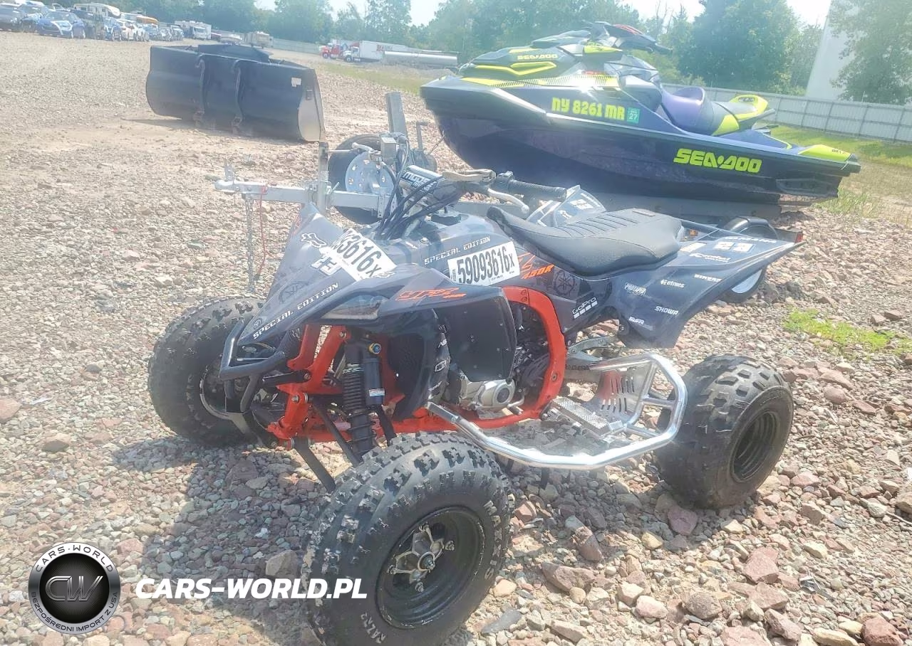 2024 Yamaha Yfz450R Atv VIN:5Y4AJ71E1PA104433 - 2