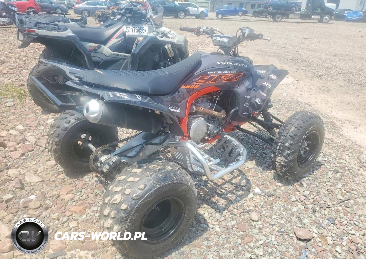 2024 Yamaha Yfz450R Atv VIN:5Y4AJ71E1PA104433 - 4