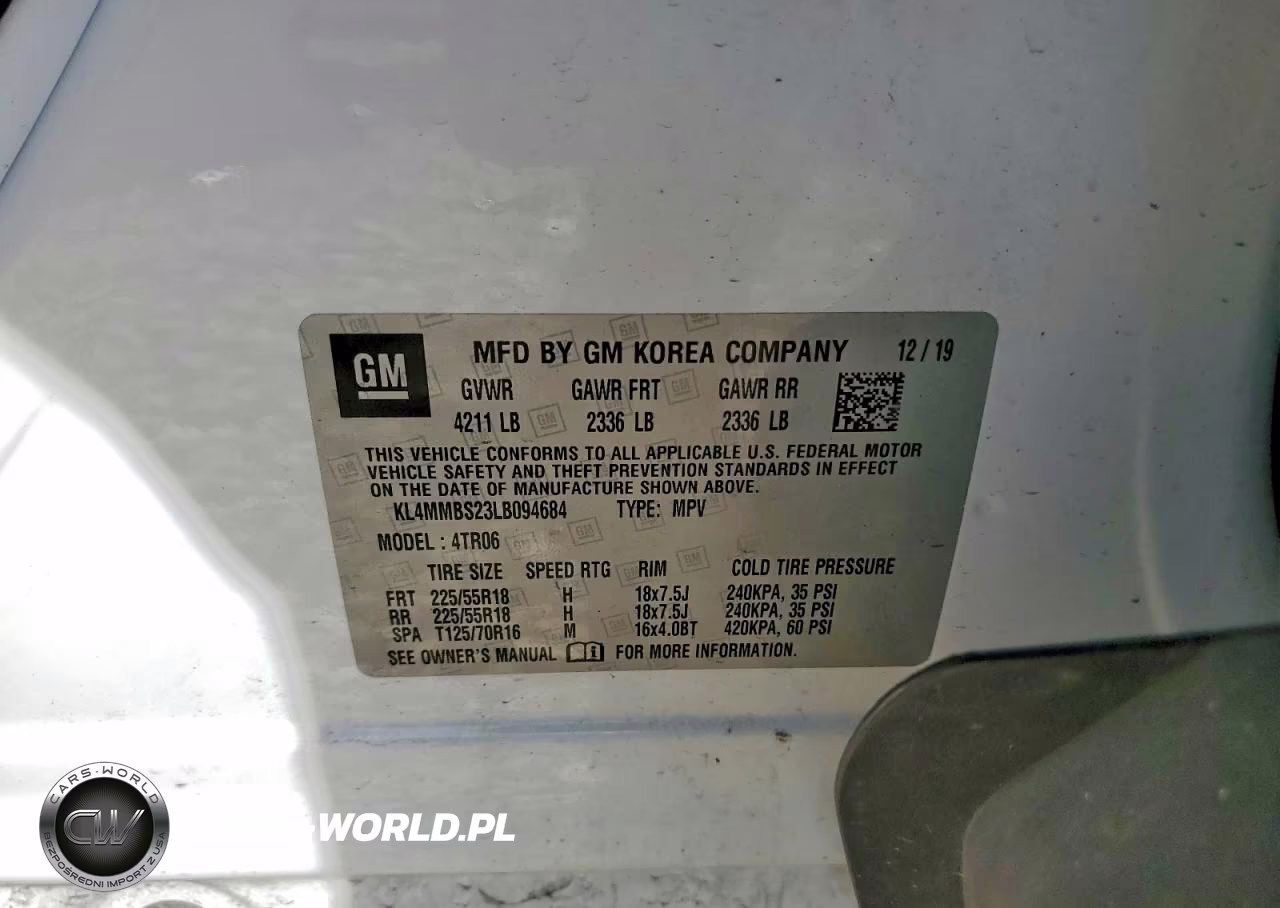 2020 Buick Encore Gx Preferred VIN:KL4MMBS23LB094684 - 12