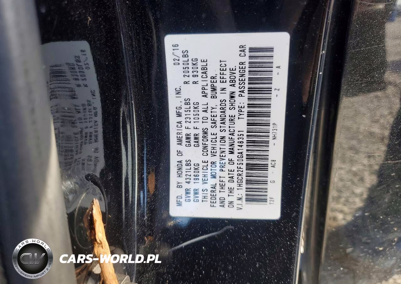2016 Honda Accord Sport VIN:1HGCR2F50GA148351 - 13