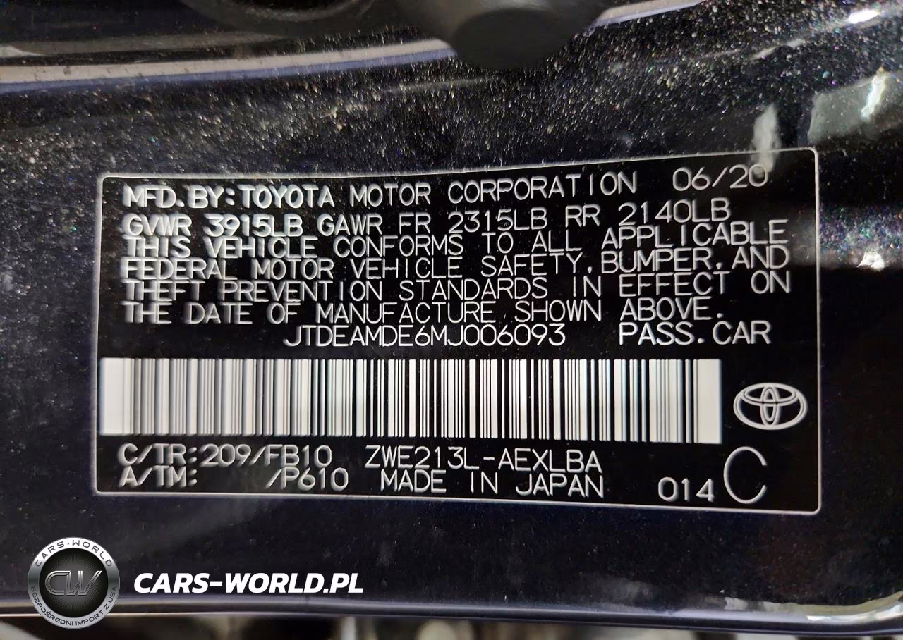 2021 Toyota Corolla Le VIN:JTDEAMDE6MJ006093 - 13
