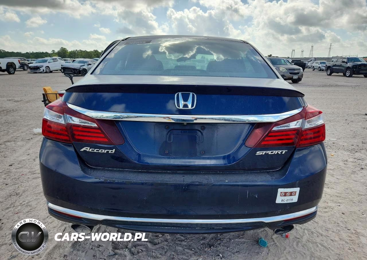 2017 Honda Accord Sport VIN:1HGCR2F62HA027699 - 6