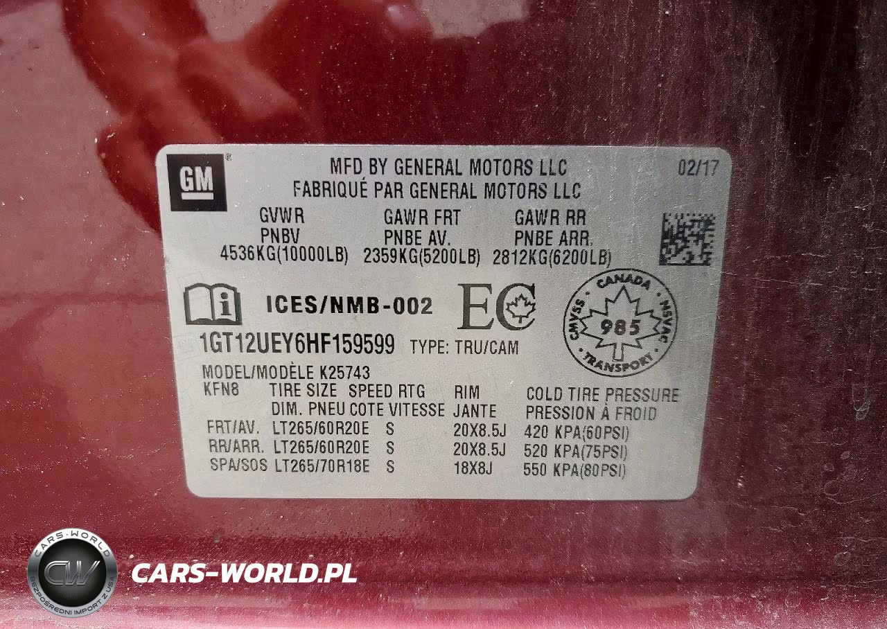 2017 GMC Sierra K2500 Denali VIN:1GT12UEY6HF159599 - 13