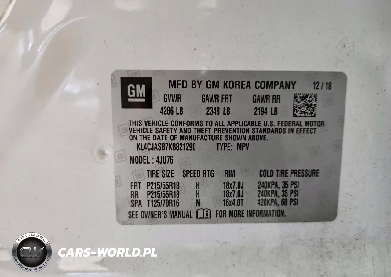 2019 Buick Encore Preferred VIN:KL4CJASB7KB821290 - 13