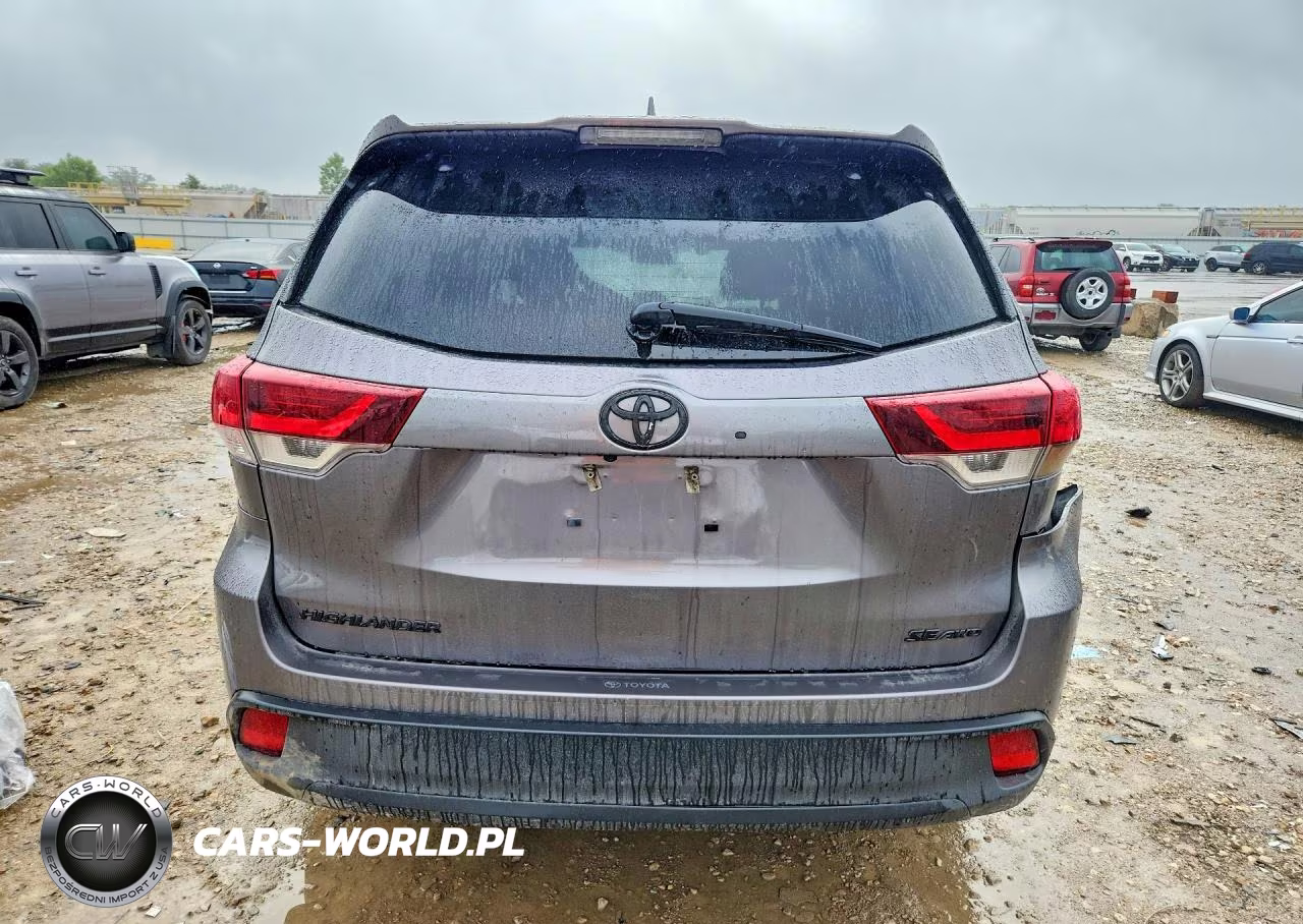 2019 Toyota Highlander Se VIN:5TDJZRFH9KS607073 - 6
