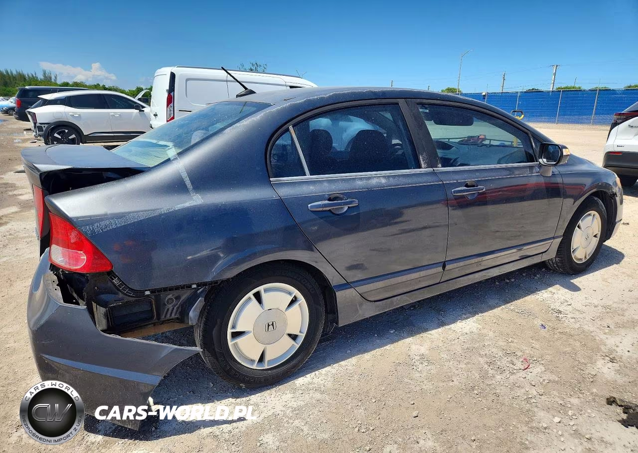 2008 Honda Civic Hybrid VIN:JHMFA36218S004834 - 3