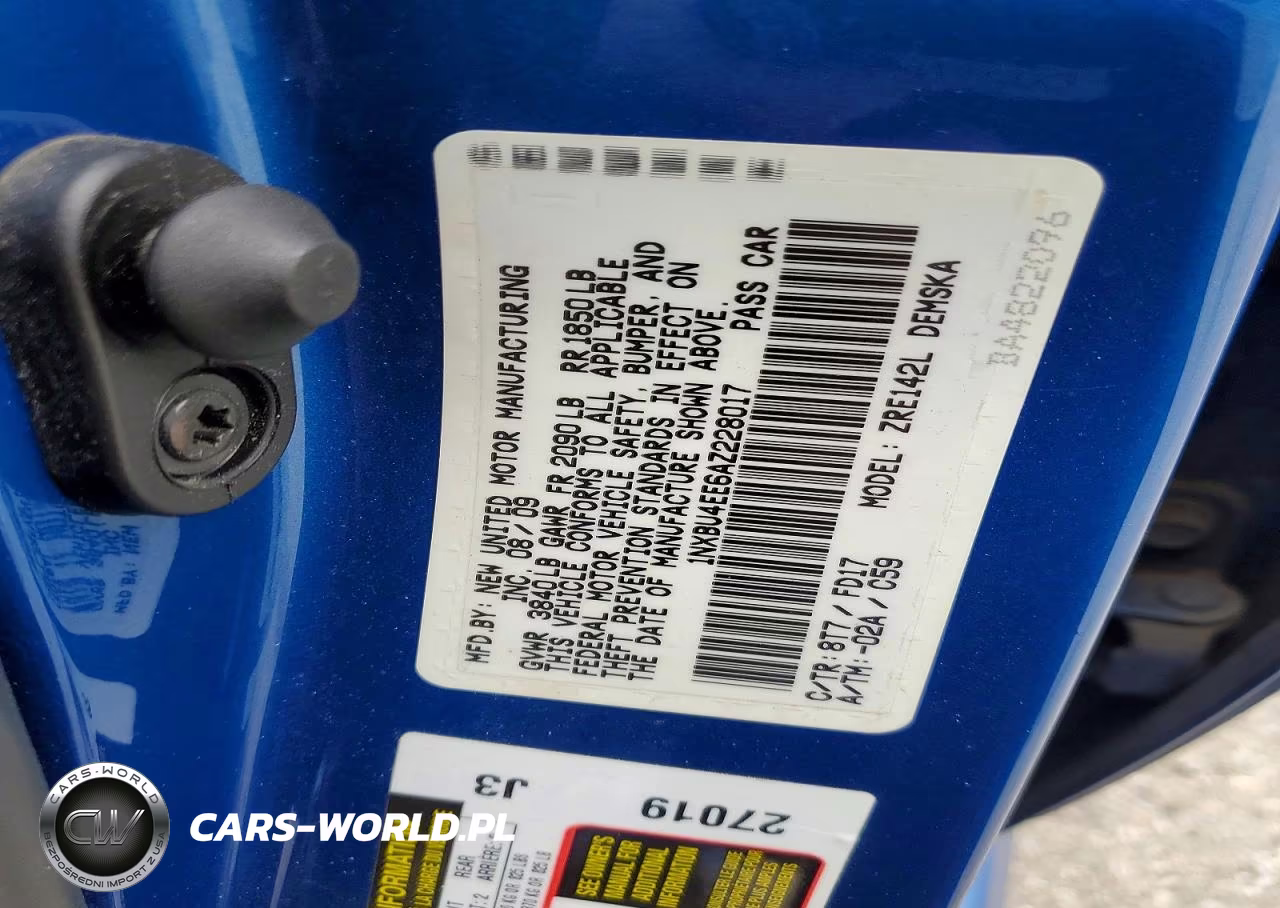 2010 Toyota Corolla S VIN:1NXBU4EE6AZ228017 - 12