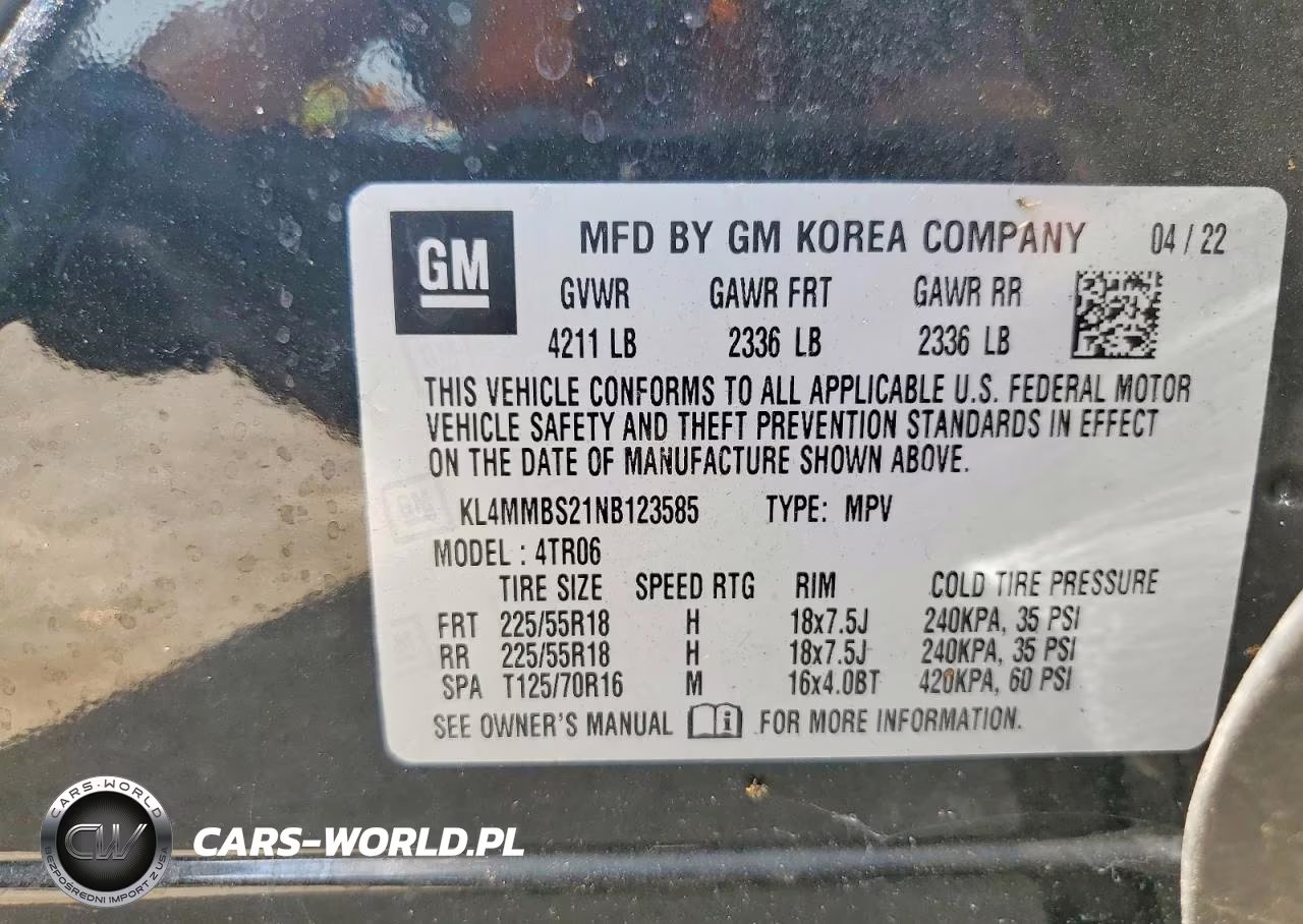 2022 Buick Encore Gx Preferred VIN:KL4MMBS21NB123585 - 12