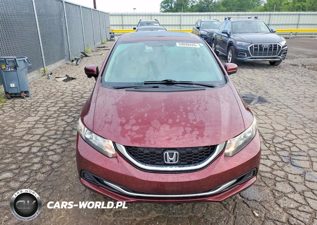 2014 Honda Civic Ex VIN:2HGFB2F83EH553243 - 5