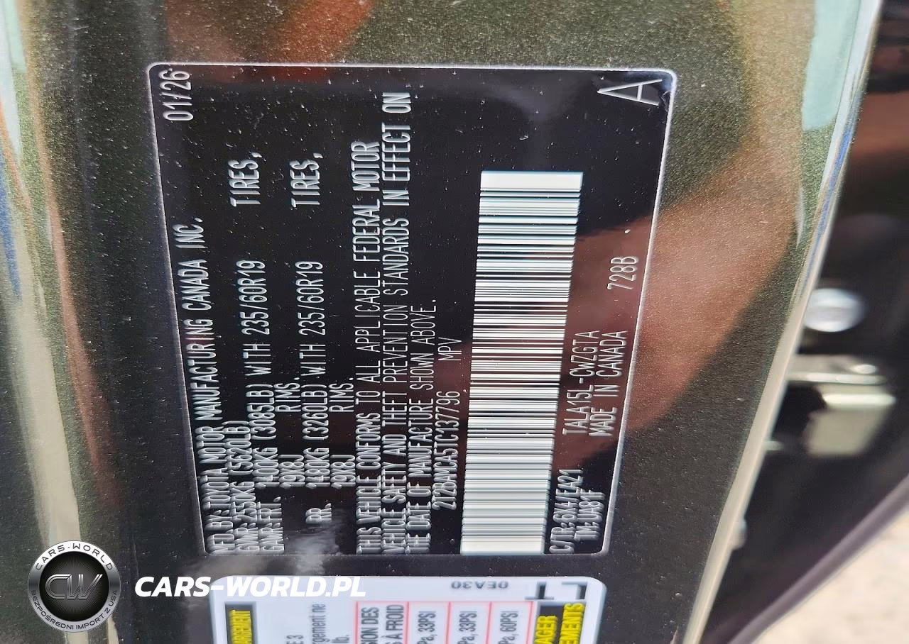 2026 Lexus Rx 350 Premium VIN:2T2BAMCA5TC137796 - 13