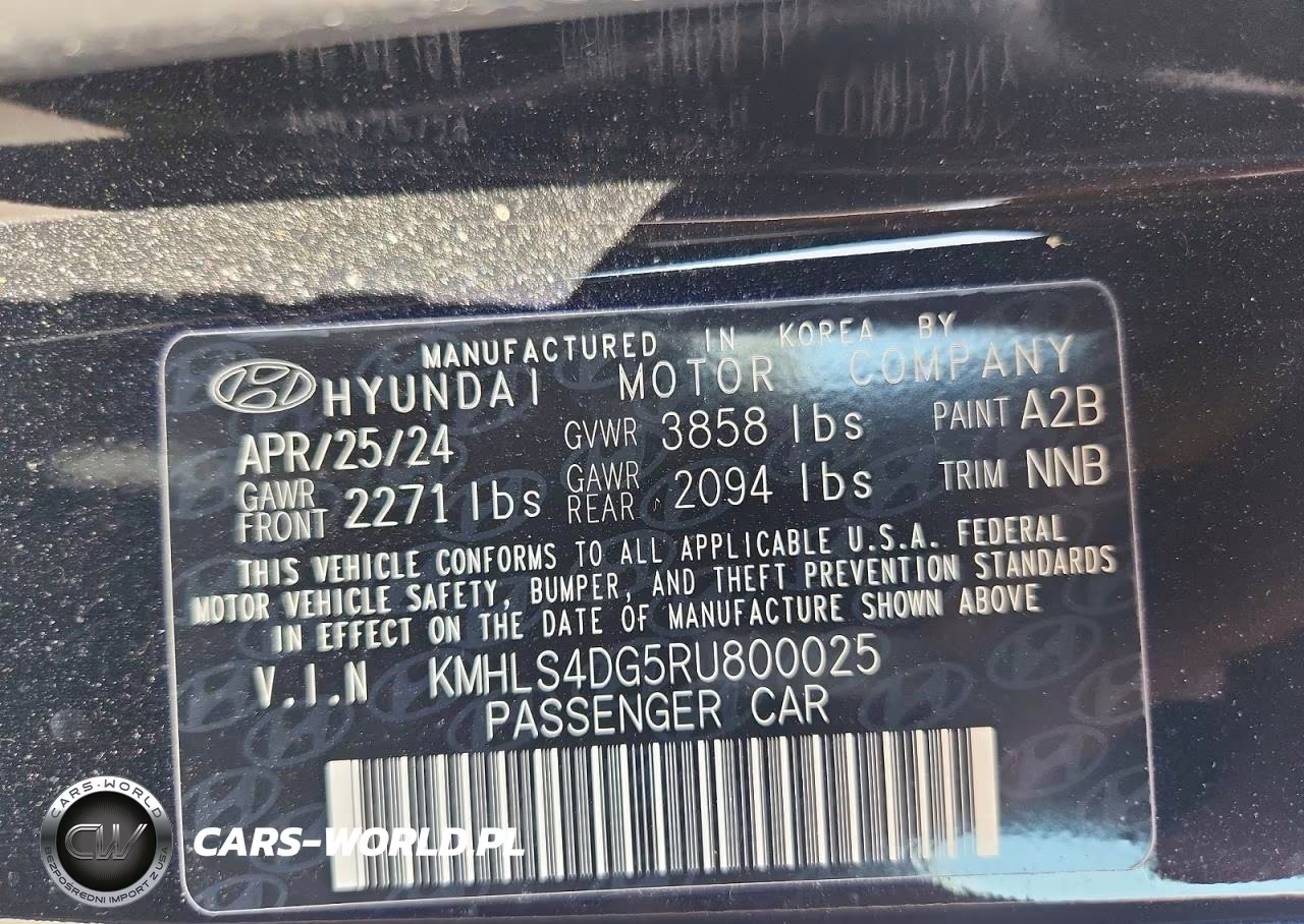 2024 Hyundai Elantra Sel VIN:KMHLS4DG5RU800025 - 13