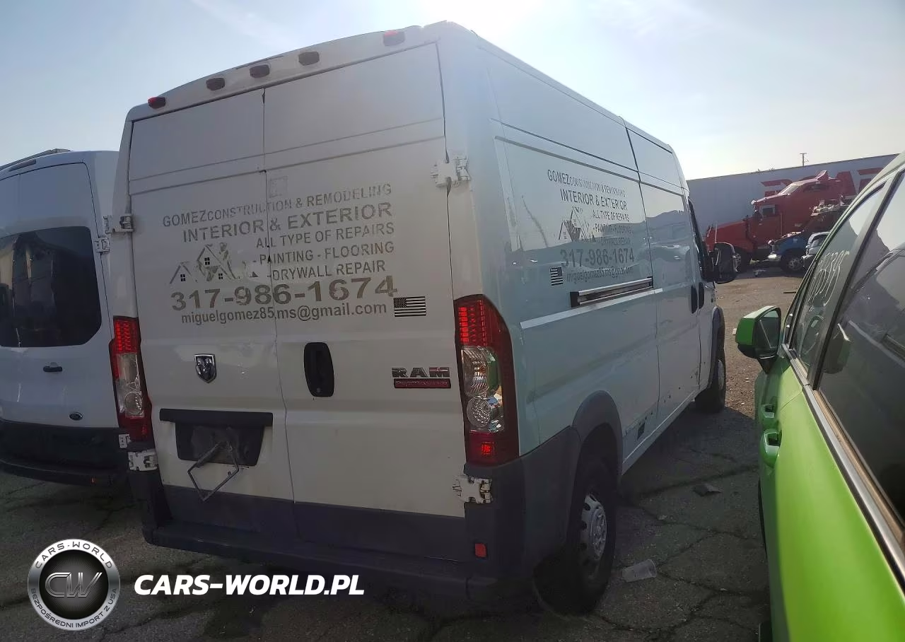 2016 Ram Promaster 2500 Delivery Van VIN:3C6TRVDG6GE100300 - 3