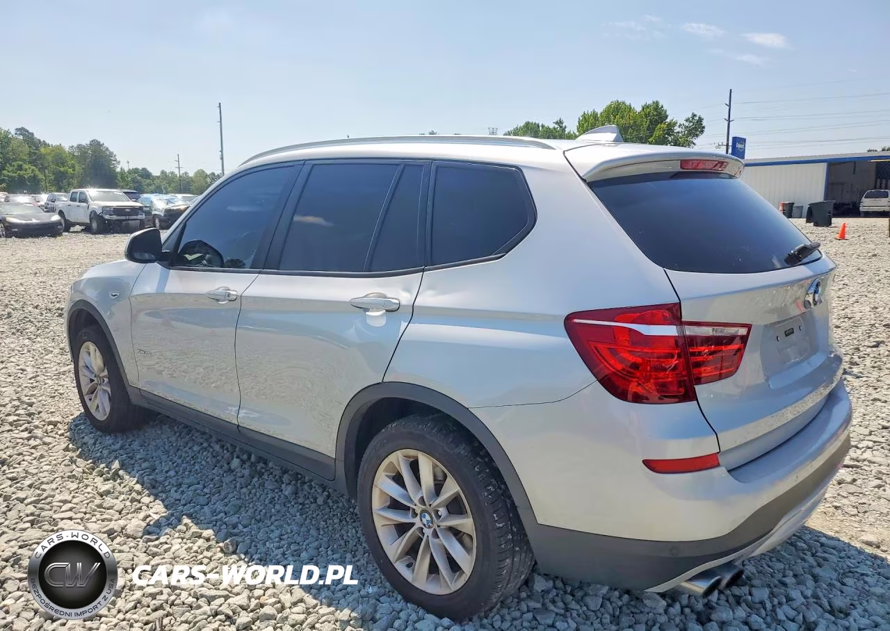 2016 BMW X3 xDrive28I VIN:5UXWX9C59G0D75267 - 2