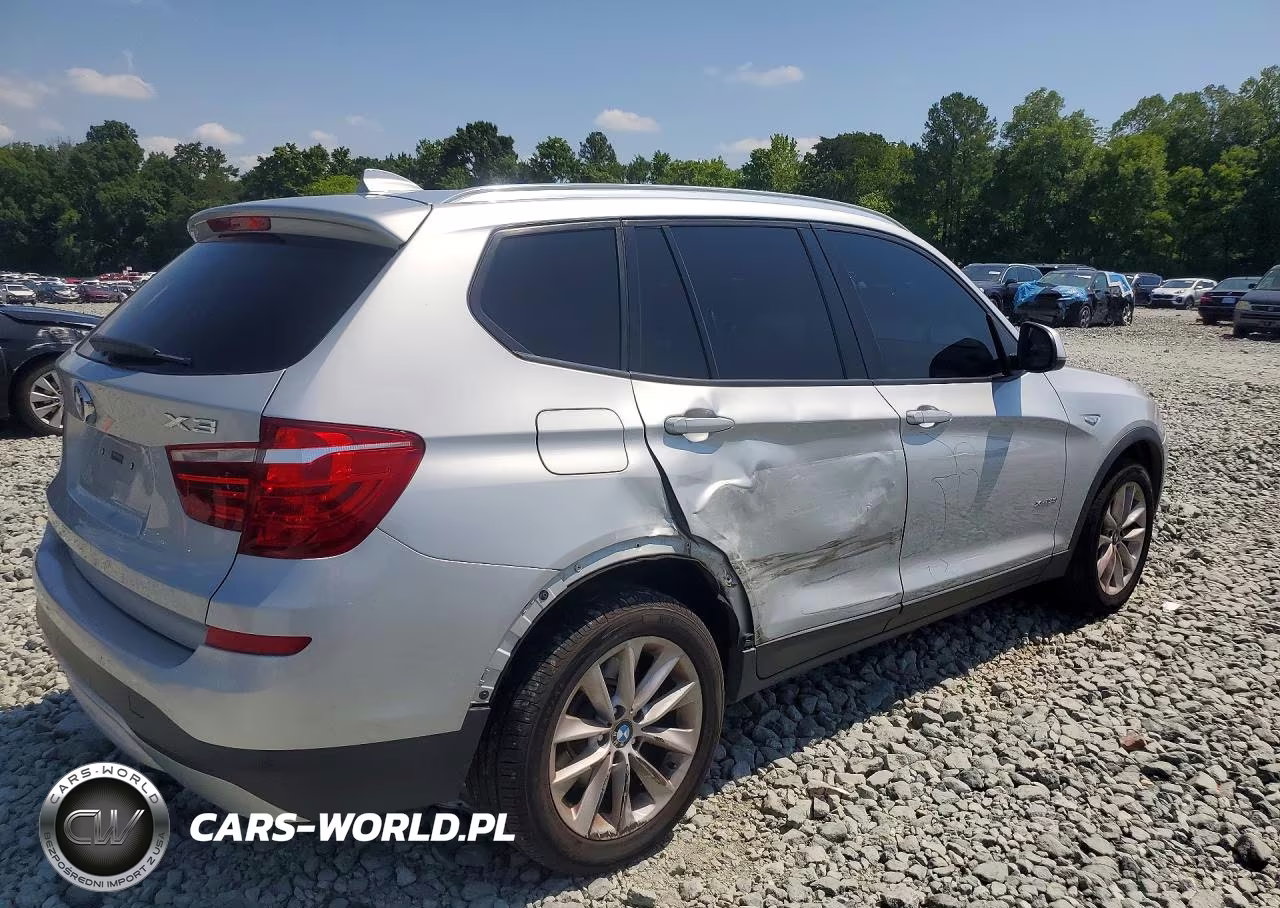 2016 BMW X3 xDrive28I VIN:5UXWX9C59G0D75267 - 3