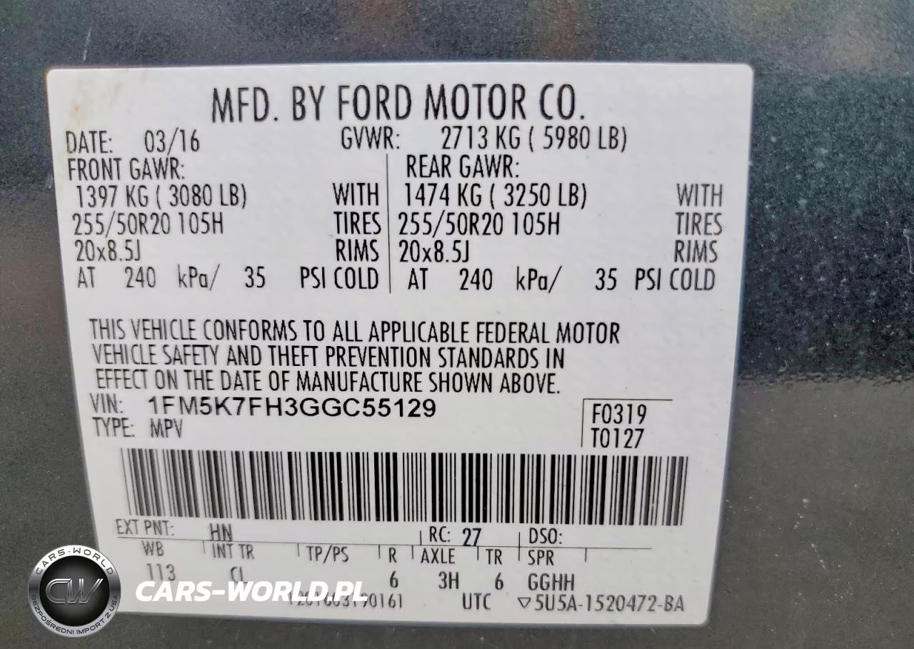 2016 Ford Explorer Limited VIN:1FM5K7FH3GGC55129 - 13