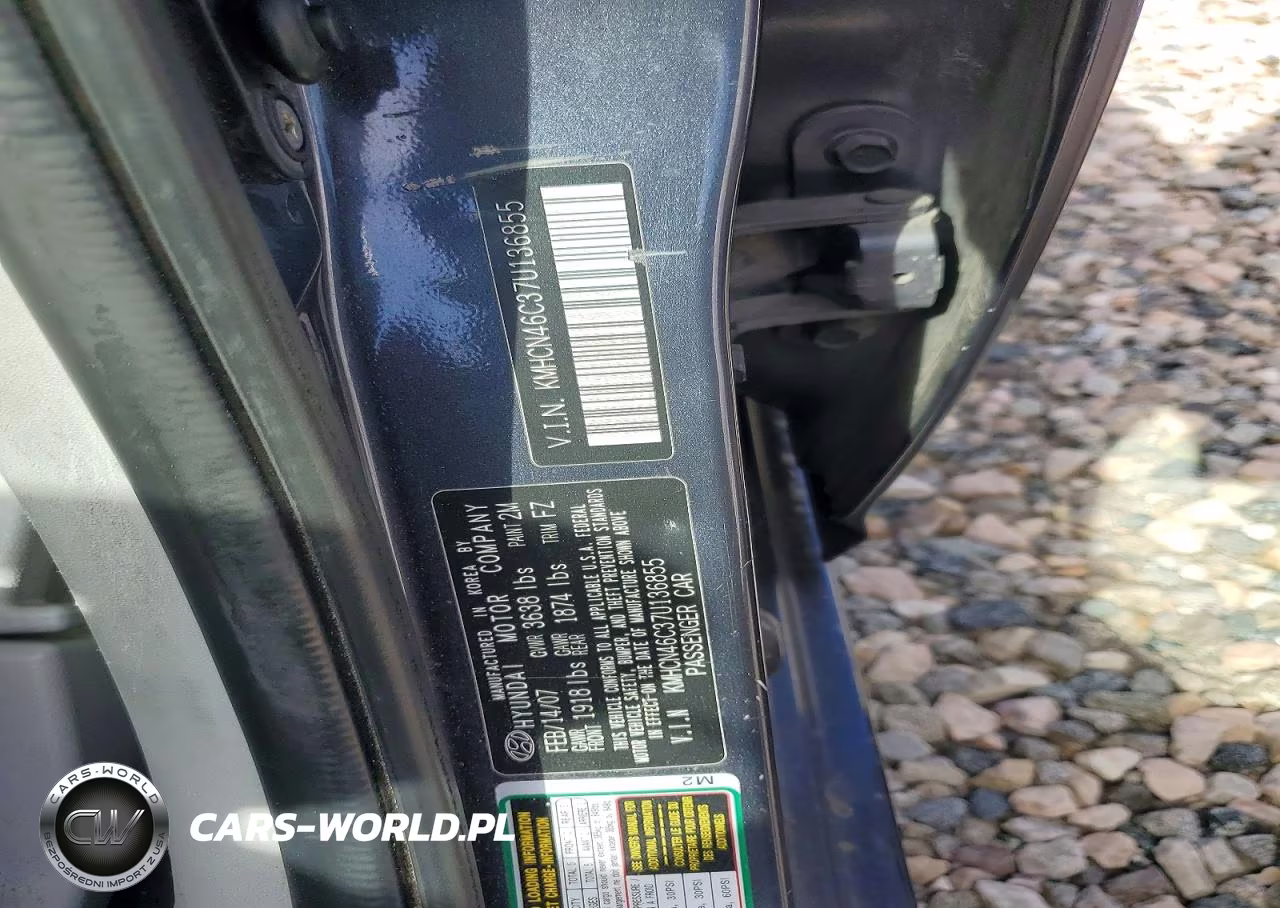 2007 Hyundai Accent Gls VIN:KMHCN46C37U136855 - 12