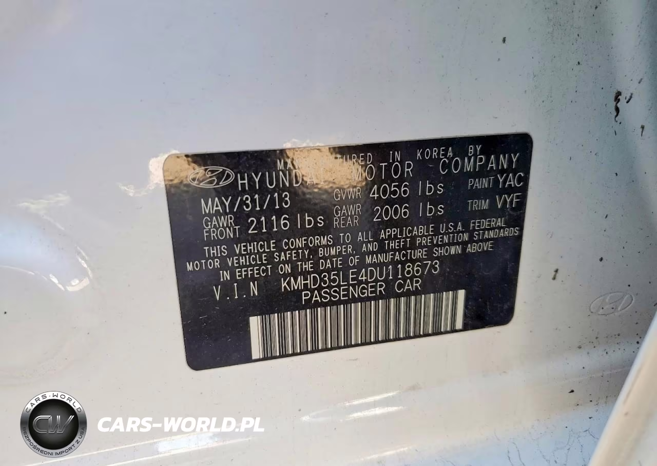 2013 Hyundai Elantra Gt Base VIN:KMHD35LE4DU118673 - 12
