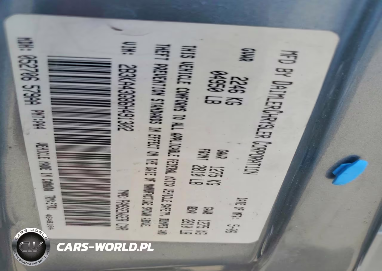 2006 Dodge Charger Se VIN:2B3KA43G86H491302 - 12